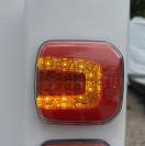 Feu arrière à leds VL chevaux clignotant - 12/24 volts