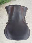 Selle Devaucoux Chiberta havane équipée 16,5