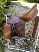 Selle Forestier 17,5 cuir marron