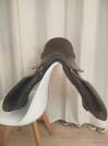 Selle mixte cuir 17,5"