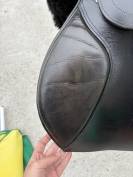 Sella da salto ostacoli  Selle d’obstacle canyon HKM 16.5" - 2017