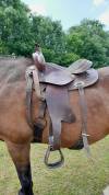 Selle western cuir 