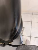 Selle mixte Norton 16,5" cuir noir + étriers réglables