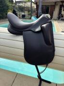 Selle Aulion dressage  17 pouces marron 