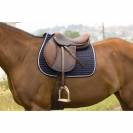 Tapis de selle Girly bleu marine - Riding World - Paillettes élégantes