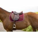 Tapis de selle Riding World – Girly Bordeaux