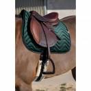 Tapis de selle Glossy Vert - Equithème - Velours chic et technique