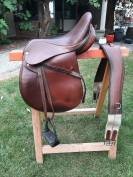 Selle mixte Horze 100% cuir véritable + accessoires com