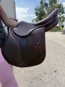 selle 15,5 cuir fabrication française