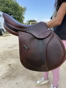 selle 15,5 cuir fabrication française