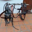 harnais attelage cuir petit  cheval