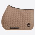 Tapis de selle Circle Quilted Beige - Cavalleria Toscana - Jersey respirant