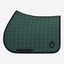 Tapis de selle Circle Quilted Kaki - Cavalleria Toscana - Jersey technique respi
