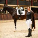 Polo de concours manches longues Senah QHP - Tissu extensible