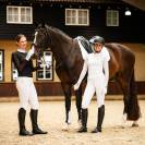 Polo de concours manches longues Senah QHP - Tissu extensible