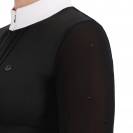 Polo de concours manches longues Senah QHP - Tissu extensible