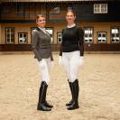 Polo de concours manches longues Senah QHP - Tissu extensible