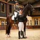 Polo de concours manches longues Senah QHP - Tissu extensible