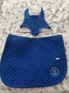 Ensemble tapis et bonnet bleu électrique GEM