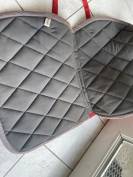 Tapis de selle shetland rouge