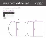 Tapis de selle Lize Noir - QHP - Doublure respirante