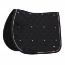 Tapis de selle Lize Noir - QHP - Doublure respirante
