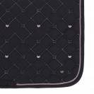 Tapis de selle Lize Noir - QHP - Doublure respirante