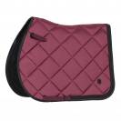 Tapis de selle Zahra Bordeaux - QHP - Effet satiné, motifs élégants