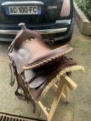 Selle western adulte 19 pouces