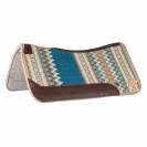 Tapis de selle western profilé - Pool's - Feutre et cuir