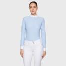 Polo de concours manches longues Aloise FW25 - Samshield - Tissu respirant