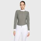 Polo de concours manches longues Aloise FW25 - Samshield - Tissu respirant