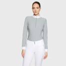 Polo de concours manches longues Aloise FW25 - Samshield - Tissu respirant