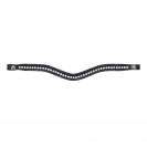 Frontal en cuir Skye - QHP - Bouton pression