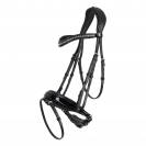 Frontal en cuir Skye - QHP - Bouton pression