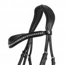 Bridon anatomique Skye - QHP - Cuir avec paillettes