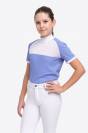 Polo de concours équestre BABY BLUE MESH KIDS - Cavalliera - Manches courtes