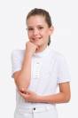 Polo de concours enfant ILOVE CRYSTAL - Cavalliera - Manches courtes