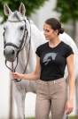 Haut d'équitation en coton à manches courtes - Cavalliera