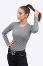 T-Shirt coton à manches longues Riding Cotton Top - Cavalliera