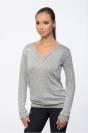 Pull léger col V décontracté - Cavalliera - Viscose doux