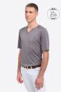 T-shirt équitation manches courtes V-Neck - Cavalliera - Tissu technique