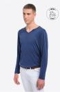 T-shirt à manches longues V-Neck - Cavalliera - Tissu technique