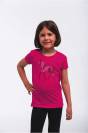 Tee-shirt équitation enfant à manches courtes - Cavalliera - Motif strass