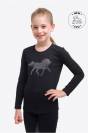 Haut d'équitation pour enfants CRYSTAL FOAL - Cavalliera - Manches longues