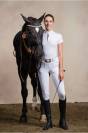 Chemise de concours courte ROSE GOLD - Cavalliera - Détails en or rose