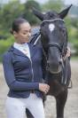 Chemise de concours courte ROSE GOLD - Cavalliera - Détails en or rose
