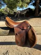 selle forestier cuir marron clair 2012