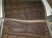 tapis  de selle marron