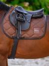 Tapis de selle Cappuccino Mixte Marron - Boss Equestrian - Matelassage épais